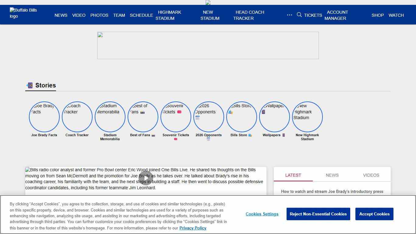 Buffalo Bills Home Buffalo Bills - buffalobills.com